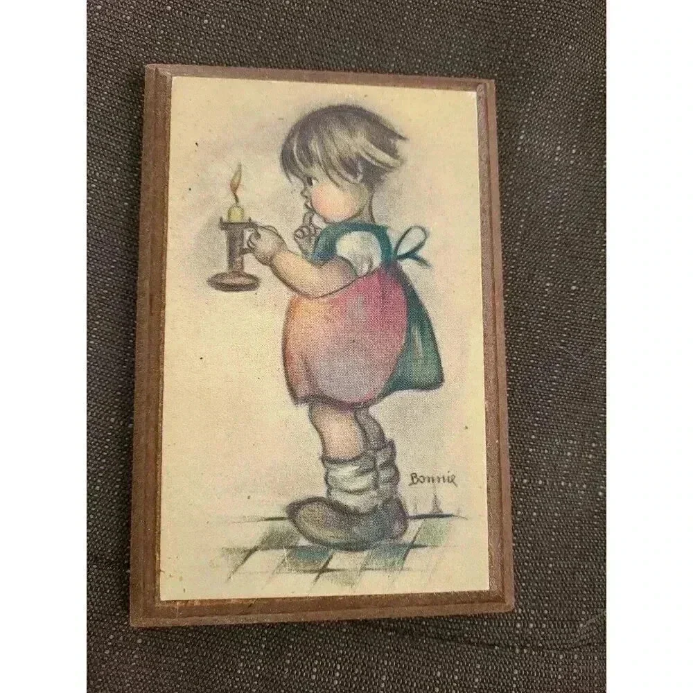 Vintage 1970s Bonnie children Hummel‎ art set of 3